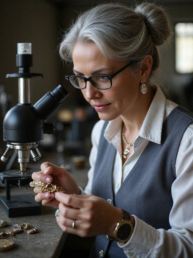Portrait of Master Watchmaker Sophia Laurent