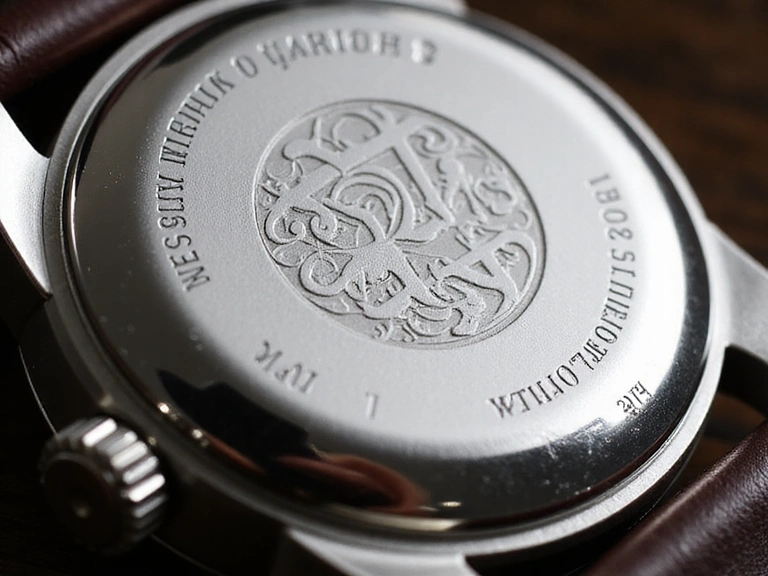 Custom engraved watch caseback