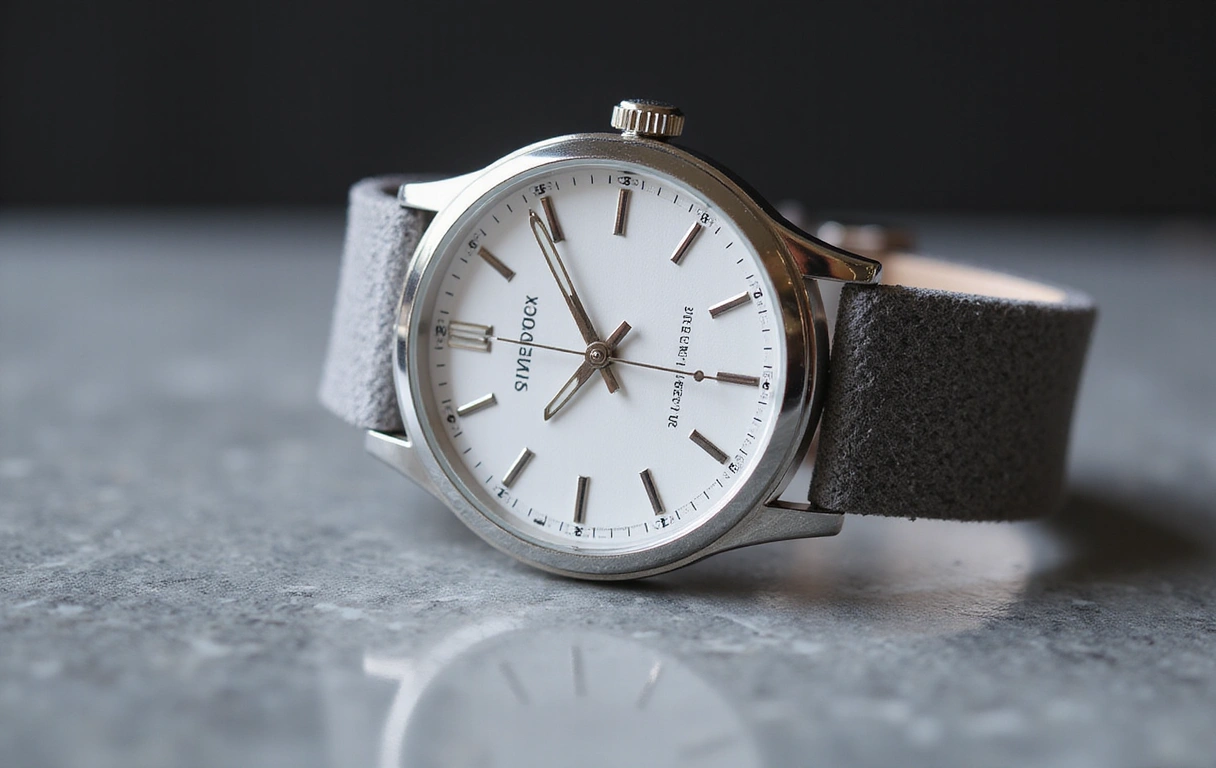 Elegant dress watch with minimalist design